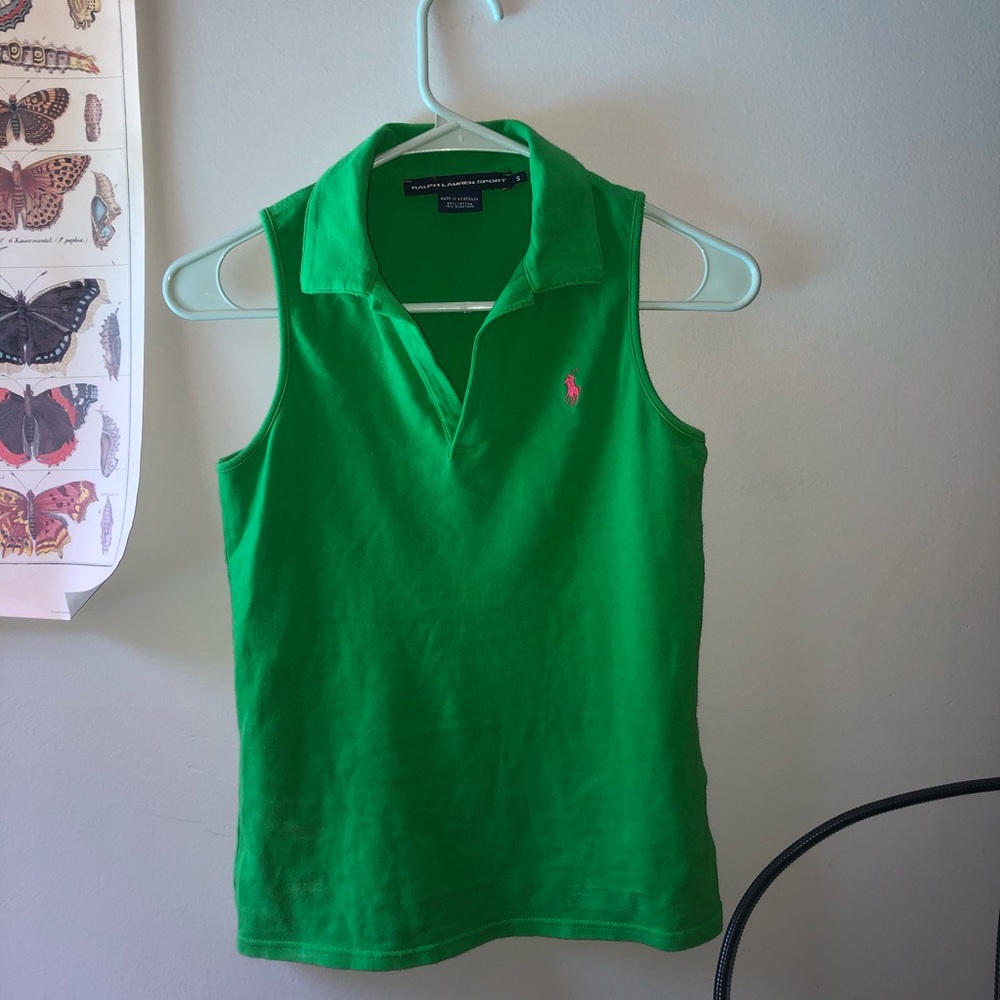 Y2k ralph lauren tennis shirt